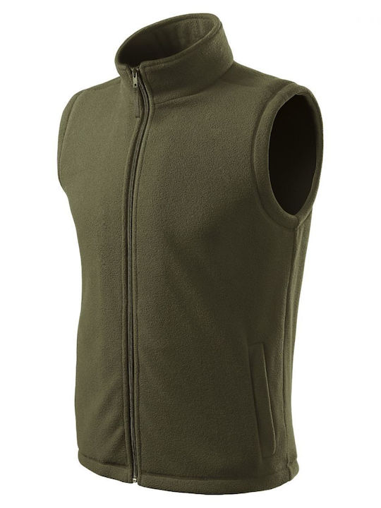 Ανδρική Ζακέτα Fleece Χακί