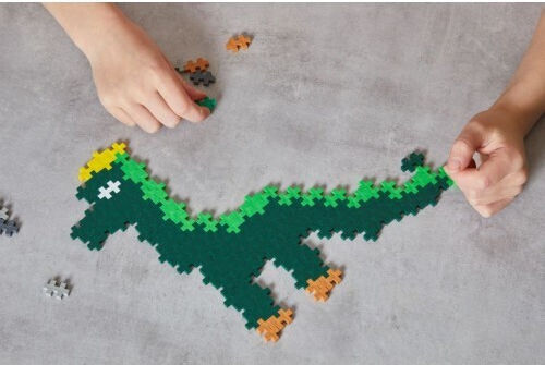 Plus Plus Cuburi De Construit Dinozauri Pentru 5+ Ani 600 Bucăți