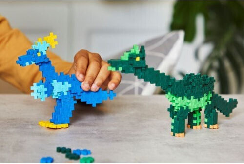 Plus Plus Cuburi De Construit Dinozauri Pentru 5+ Ani 600 Bucăți