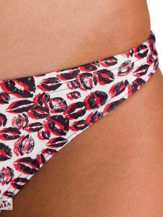 Bikini Slip White/Black