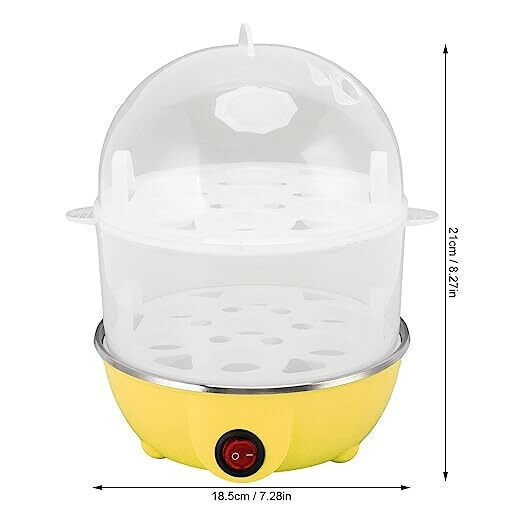 Fierbător de Ouă 14 Locuri 350W Galben