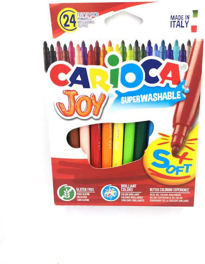 Carioca Joy Lavabili Markere de Desen 2.6mm Set 24buc
