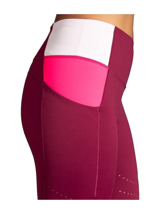 Method 8 Training Women's Capri Leggings Burgundy