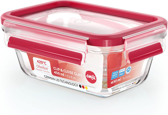 Emsa Mittagsboxen Transparent 450ml