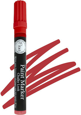 Fleur Paint Marker Chalky Look Marker Maro Vopsea specială pentru crafturi Creion lichid F36 Cherry Lips