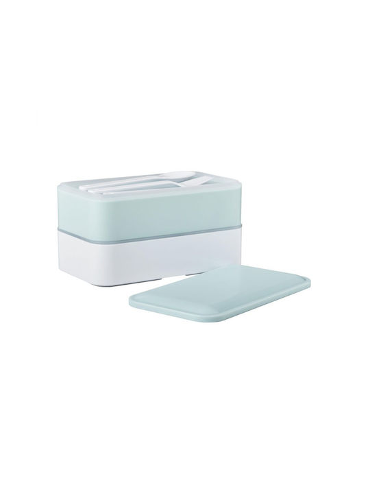 Butlers Кутия за обяд Пластмаса Син 18.5x10.5см 1бр
