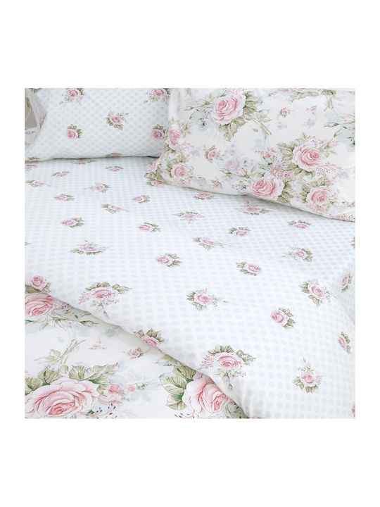 Lino Home Aliso Κουβερλί Μονό Βαμβακερό White 160x240cm
