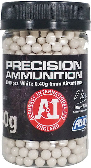 Asg Μπίλιες Soft 0.40gr/1000pcs White
