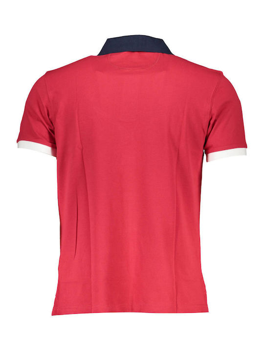 La Martina Men's Short Sleeve Blouse Polo Red