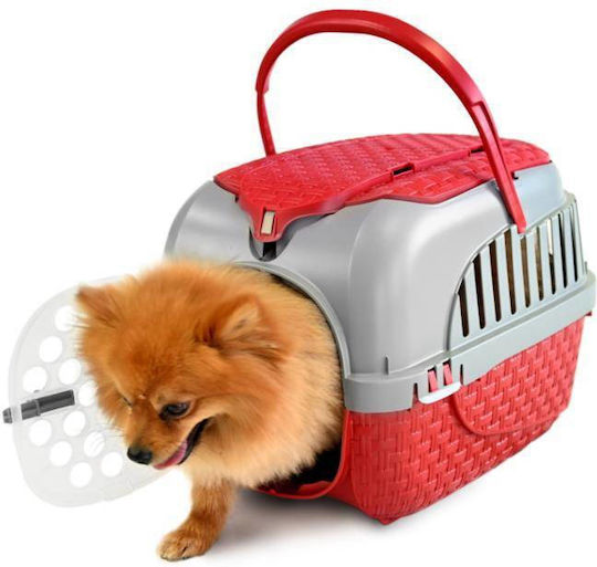 Bama TransportinoTour Ersatzteil für Hunde Transportkäfig Rot 52x33x34cm