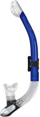 Mares Ergo Dry Snorkel Blue with Silicone Mouthpiece