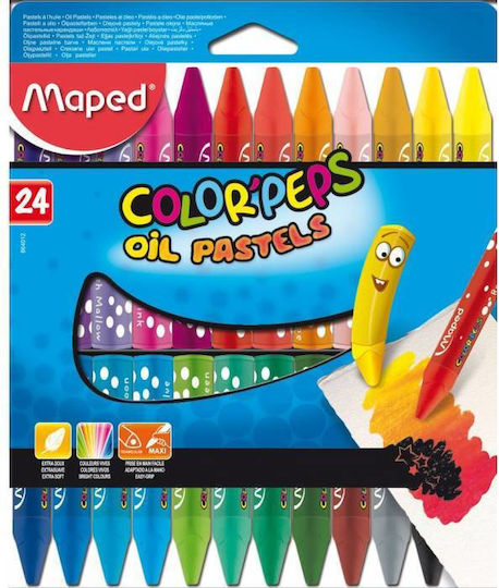 Maped Oil Pastels Color Peps Oil Pastels 24colours 864012
