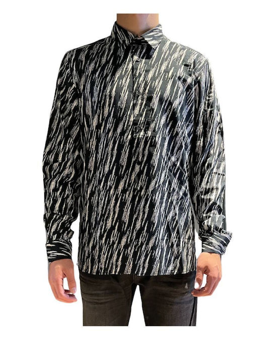 Antony Morato Men's Shirt Long Sleeve Black