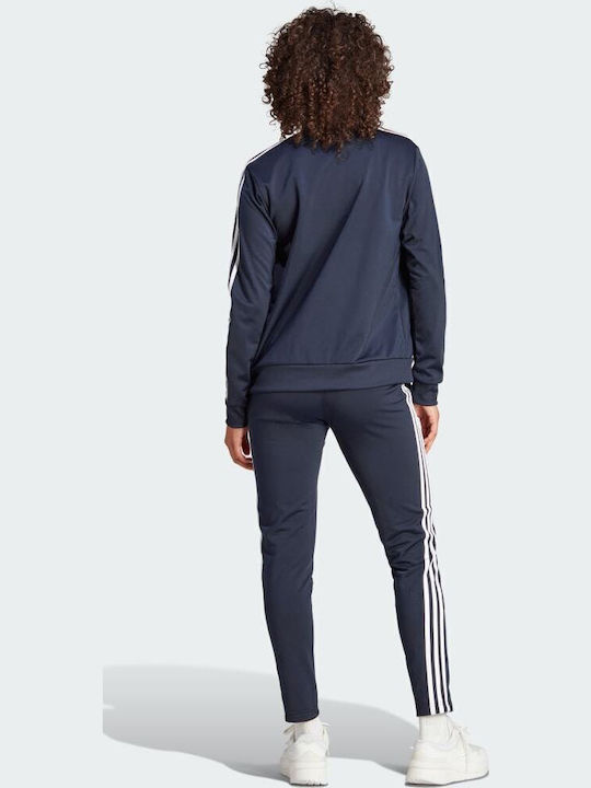 Essentials 3-Stripes Jogginganzug Marineblau