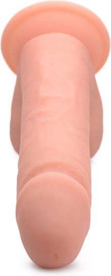 Curve Toys Vibrating Remote Control with Balls Realistic Vibrator with Remote Control 20cm Flesh
