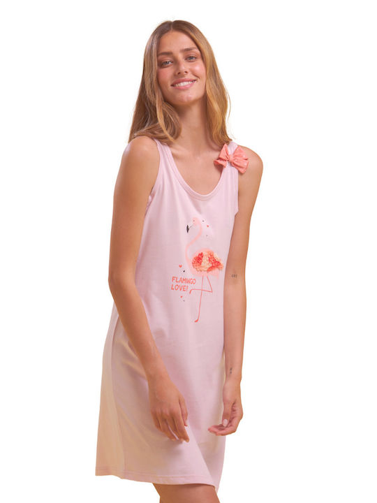 Noidinotte Summer Women's Nightdress Pink