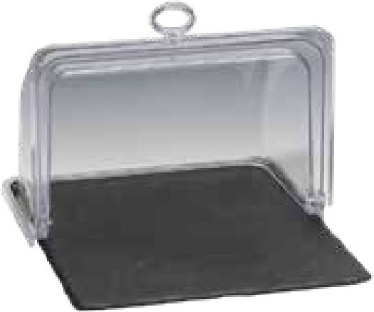 JDS Plastic Roll Top Rectangular Capac Disc 34x28x21cm.