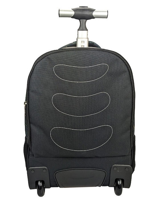 Back Me Up Jaguar School Bag Trolley Elementary, Elementary White with Water Bottle Holder 30Liters