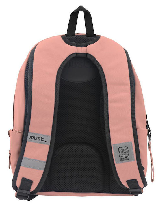 Must Monochrome School Bag Backpack Junior High-High School Somon