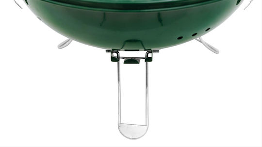 Easy Camp Holzkohlegrill Adventure Grill Tragbar Holzkohlegrill Kessel mit Deckel 35cmx35cm
