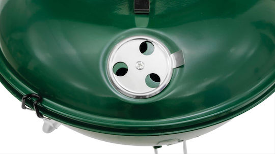 Easy Camp Holzkohlegrill Adventure Grill Tragbar Holzkohlegrill Kessel mit Deckel 35cmx35cm