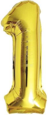 Ballon Folie Zahl 1 Gold 1 40cm