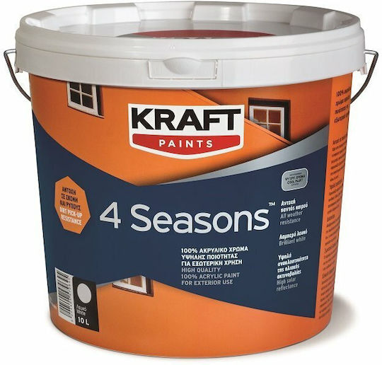 Kraft 4 Seasons Plastik Farbe für Äußeres Verwendung Weiß 3Es