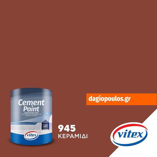 Vitex Concrete Paint Acrilyc Cement Paint Ceramides 3lt