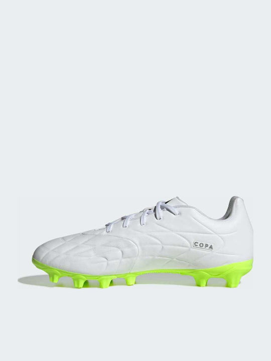 adidas Copa Pure.3 Football Shoes with Cleats Cloud White / Core Black / Lucid Lemon