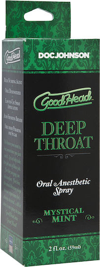 Doc Johnson GoodHead Deep Throat в спрей с аромат Мистична мента 59мл
