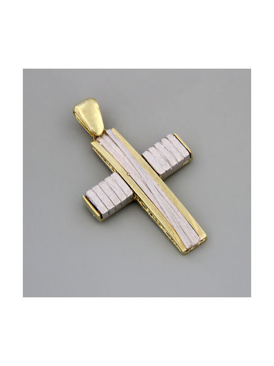 Ios Men's Gold Cross 14K