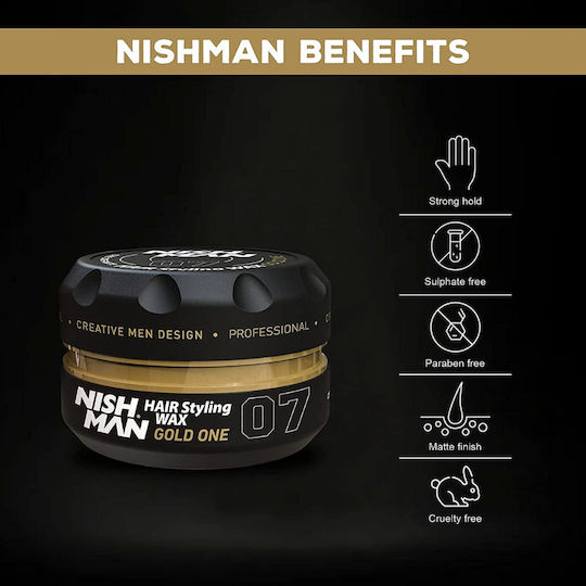 NISHMAN Aqua Wax 07 Gold One Свещ