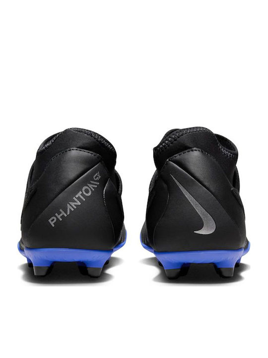 Nike Phantom GX Club Football Shoes with Cleats Black / Hyper Royal / Chrome