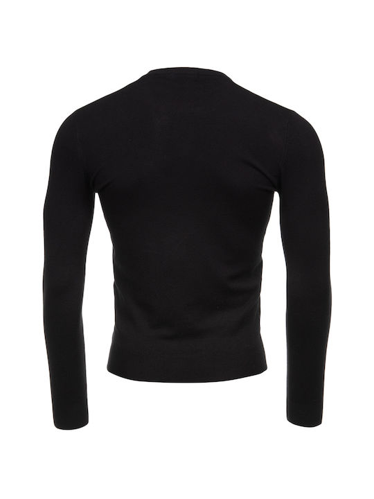 Gianni Lupo Men's Long Sleeve Sweater Black