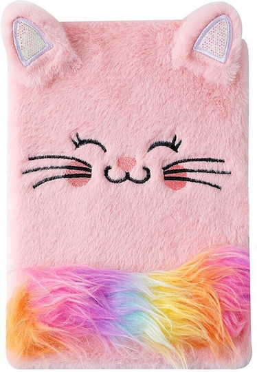 Gama Brands Cuties Cat Notizbuch A5 Rosa