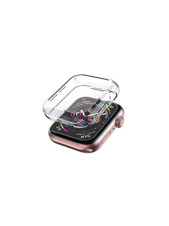 ObaStyle Carcasă de Plastic cu Sticlă în culoarea Transparent pentru Apple Watch 42mm