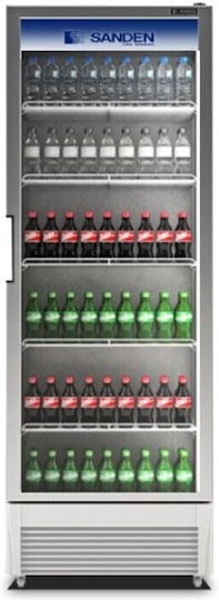Sanden Intercool Getränkekühlschrank 360Es Einzeltürig H198xB45xT61cm
