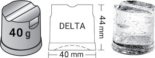 ITV Ice Makers Delta Max MR-400 III Παγομηχανή Ψεκασμού με Ημερήσια Παραγωγή 409kg Χωρίς Αποθήκη