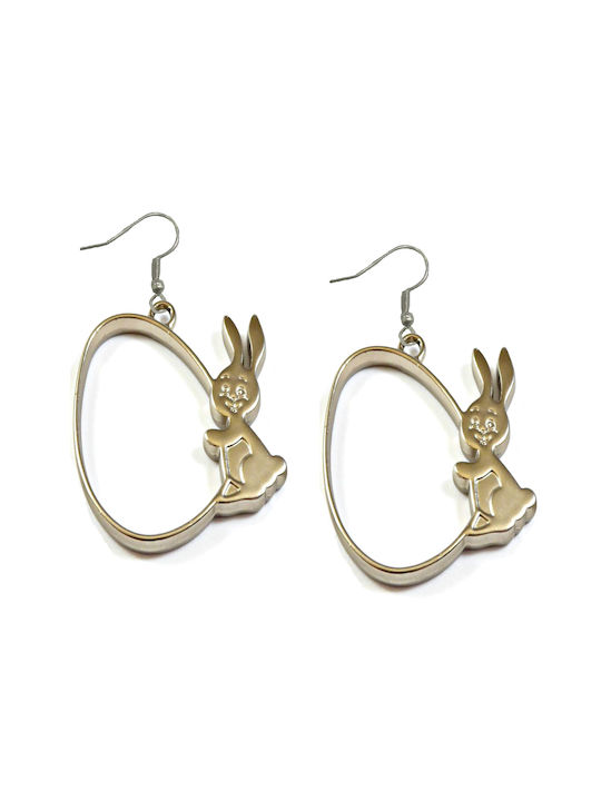 Tatu Moyo Earrings Pendants made of Steel Gold Plated