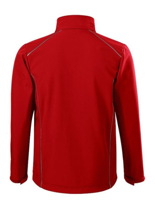 Malfini Men's Winter Softshell Jacket Waterproof and Windproof Red