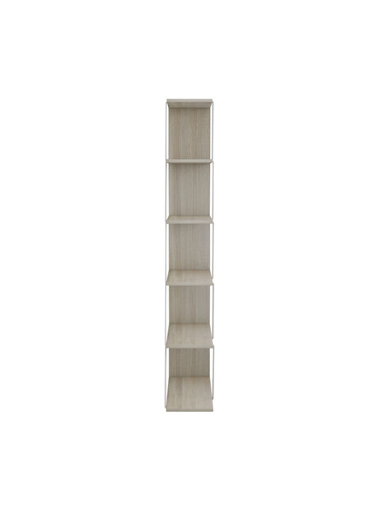 Βιβλιοθήκη Mini Tars Μπεζ 65x22x146εκ.