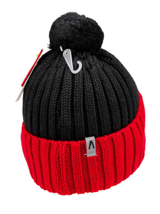 Matind A8 Γυναικείος Pom Pom Beanie Σκούφος Red