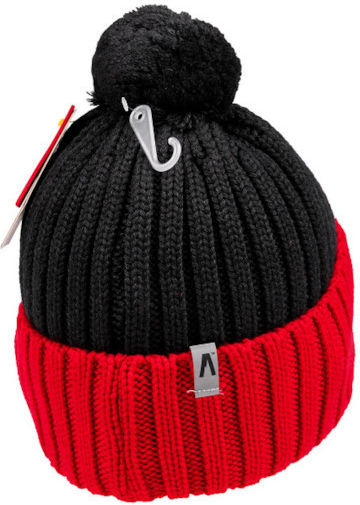 Matind A8 Γυναικείος Pom Pom Beanie Σκούφος Red