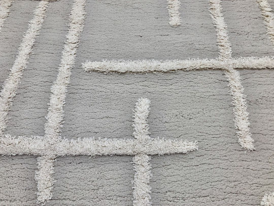 Koulis Carpets Thick Thick 823 Shaggy 200x290cm Grey - Cream