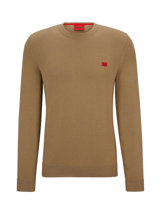 Hugo Boss Herren Langarm-Pullover Beige