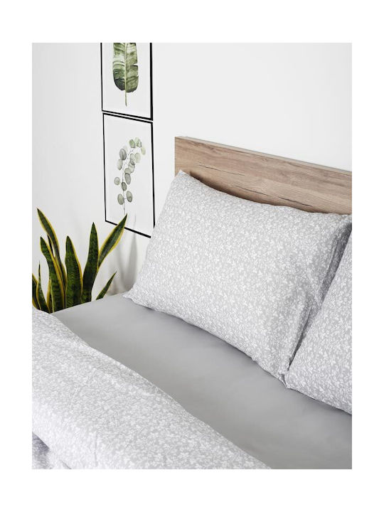 Sunshine 920 Set Față de Pernă cu plic de acoperire Gri 50x70cm.