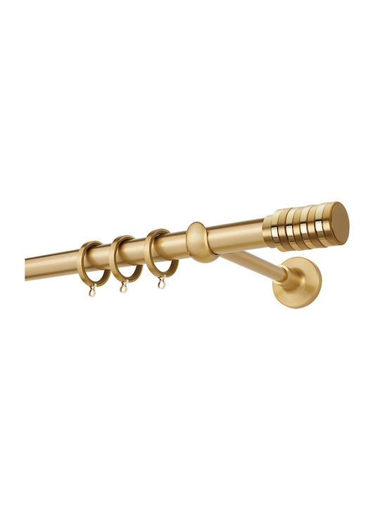 Zogometal Металик Корниз Prestige Collection Двоен с Релса Φ25мм 160бр Проверка/актуализация