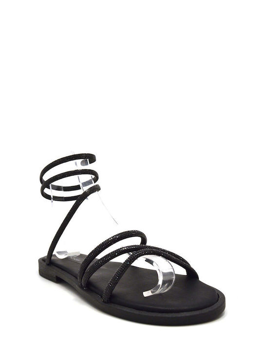 WOMEN'S ZOUKIS DONNA SANDALS WOMEN'S 745 BLACK