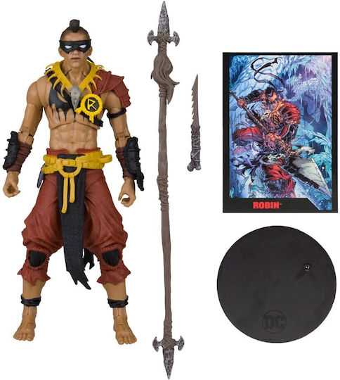 Mcfarlane Toys DC Comics Robin Fighting The Frozen Page Punchers Action Figure 18cm