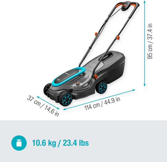 Gardena PowerMax 32/18V P4A Rasenmäher Batteriebetrieb 18V